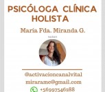 Psicóloga Clínica Holista María Fernanda Miranda G.